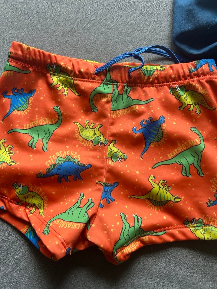 Erkek Çocuk Renkli Deniz Şortu ve Şapka Seti - Görsel 3