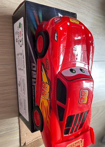 2'si 1 Arada Kırmızı Dönüşümlü Oyuncak Araba - Görsel 2