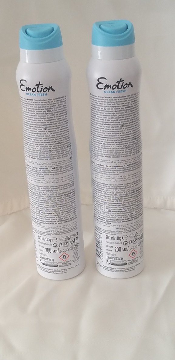 Emotion Ocean Fresh Kadın Deodorant 200ml 2'li - Görsel 4
