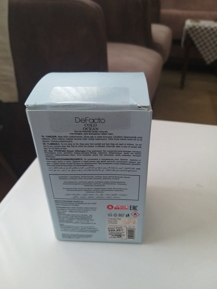 DeFacto Kadın Deodorant Cold Ocean 100ML EDP KADIN PARFÜM SIFIR - Görsel 4