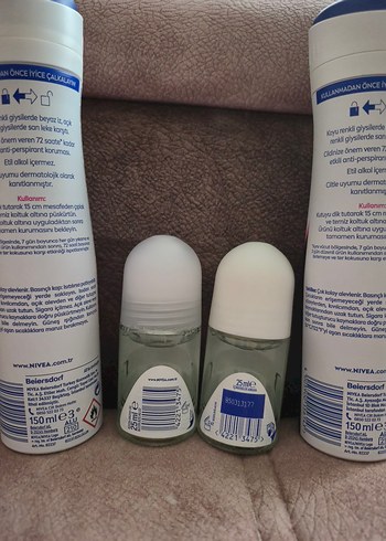 Nivea Black & White Kadın Deodorant Seti - Görsel 4