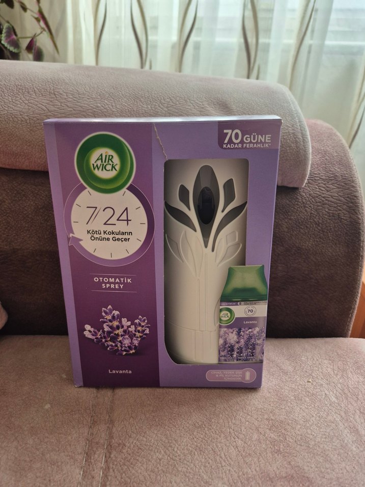 Air Wick Otomatik Lavanta yedek Sprey 250 ml +PİL SIFIR - Görsel 2