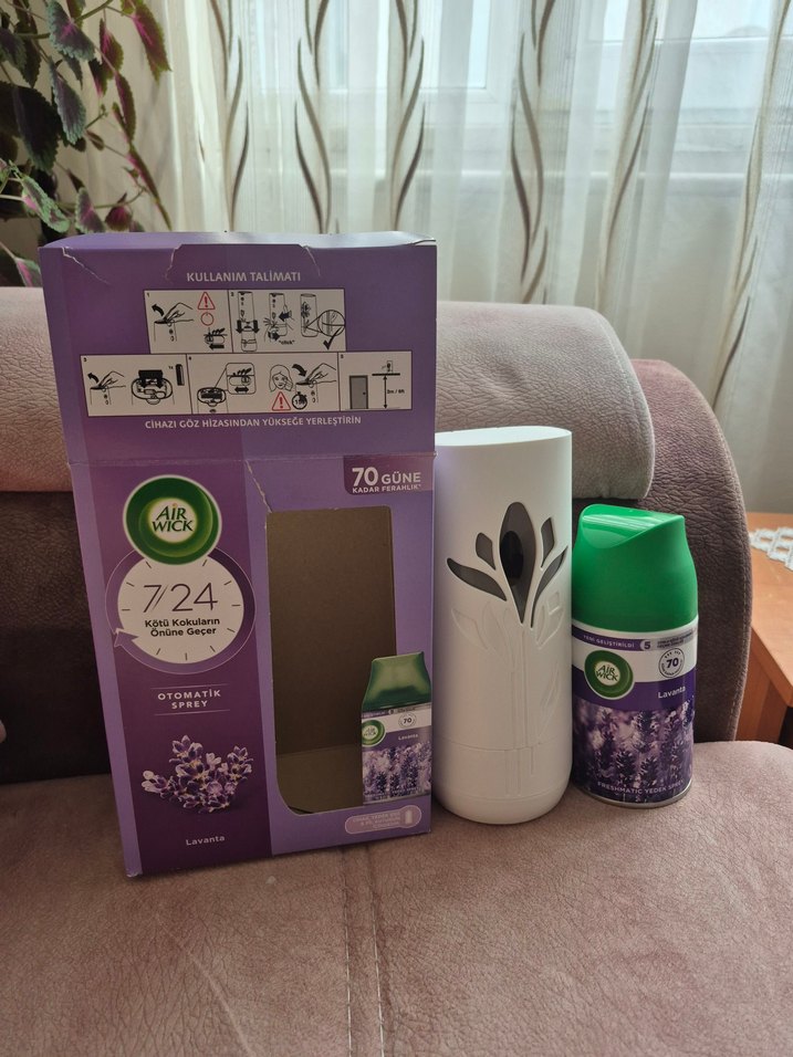 Air Wick Otomatik Lavanta yedek Sprey 250 ml +PİL SIFIR - Görsel 3