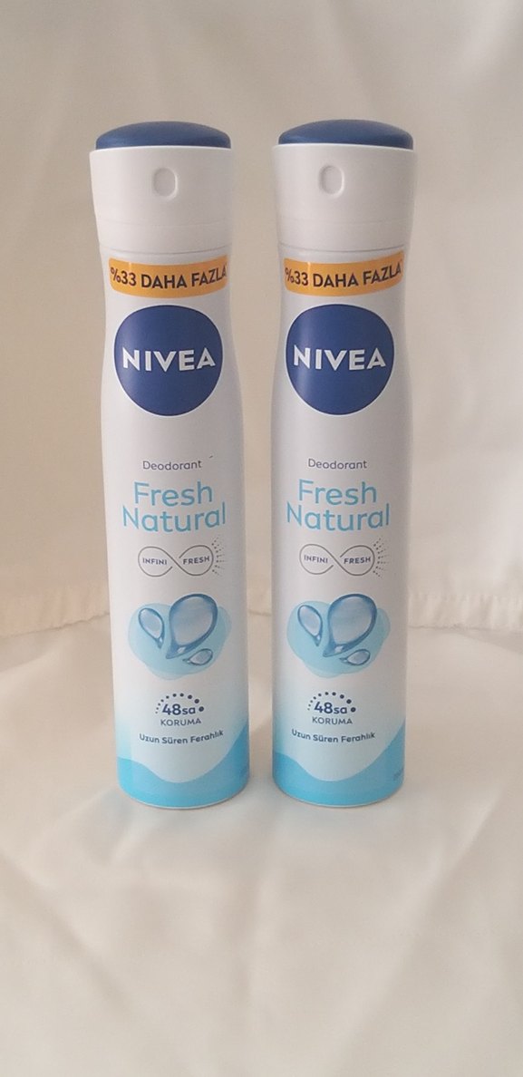 NİVEA  FRESH  NATURAL  KADIN  DEODORANT  200 ml 2 ADET - Görsel 2