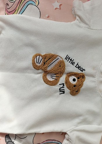 Beyaz Baskılı Çocuk Atlet - Görsel 2