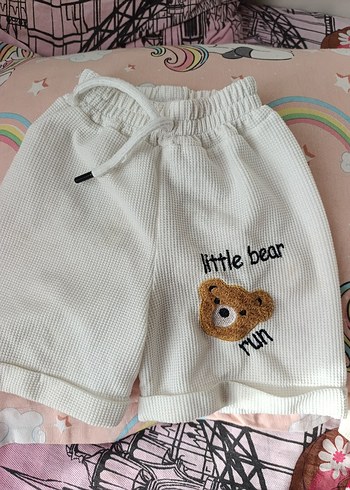 Beyaz Baskılı Çocuk Atlet - Görsel 4