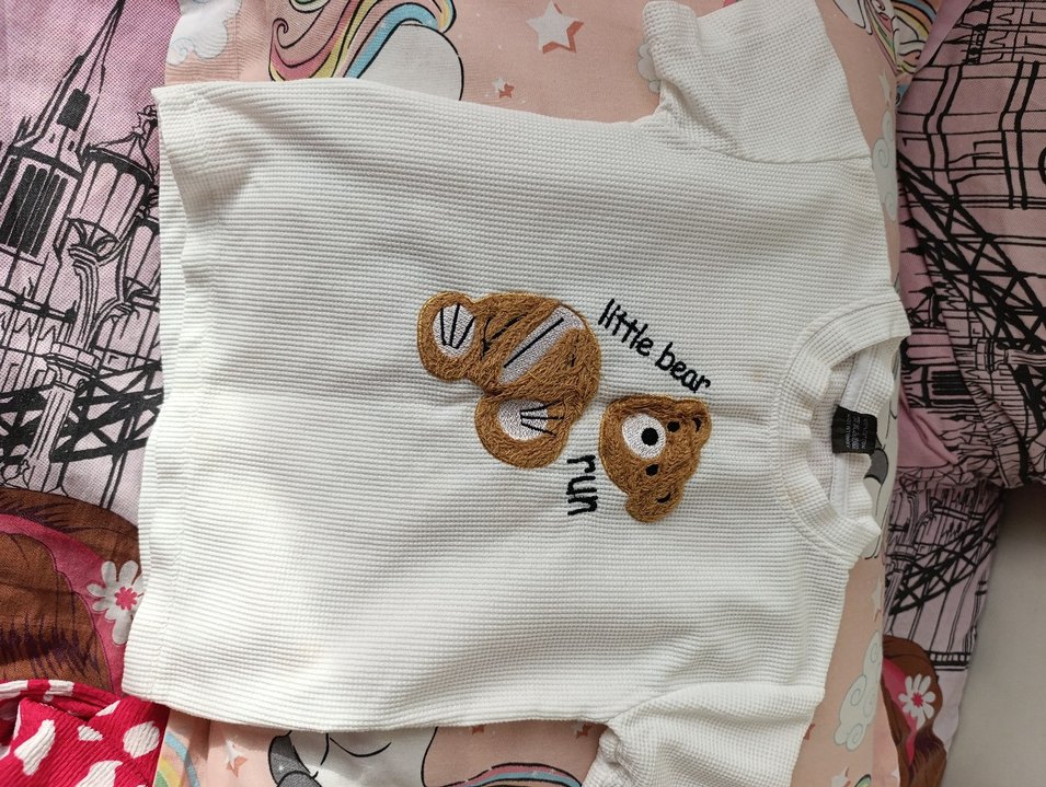 Beyaz Baskılı Çocuk Atlet - Görsel 2