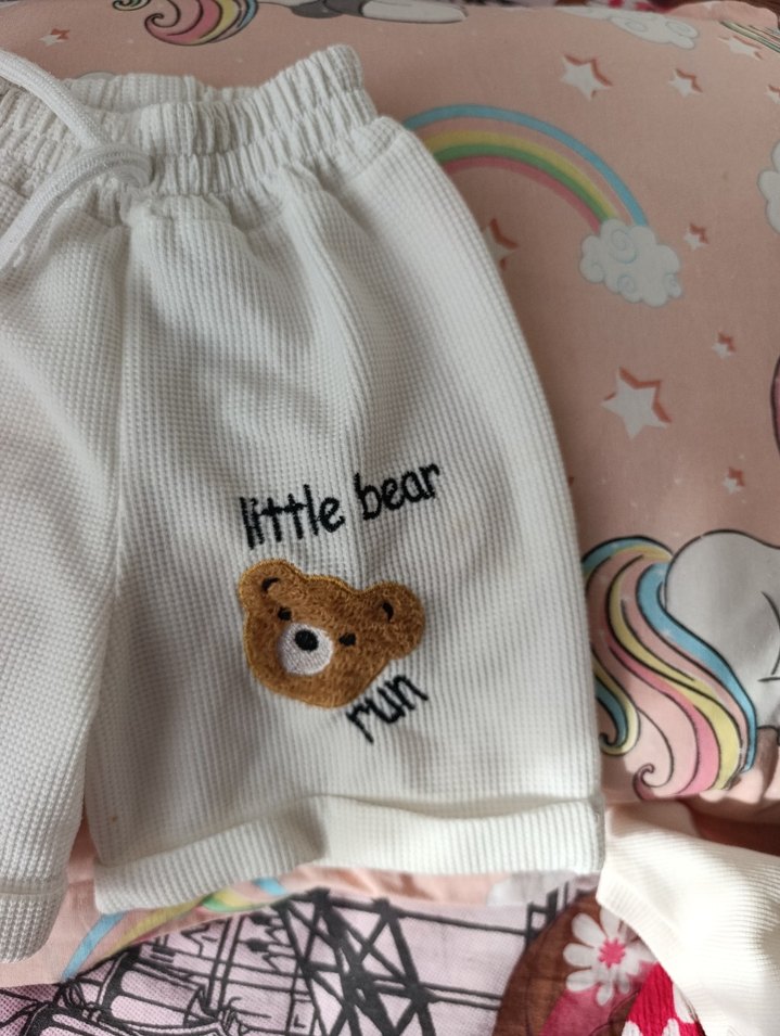 Beyaz Baskılı Çocuk Atlet - Görsel 3