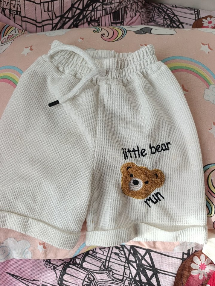 Beyaz Baskılı Çocuk Atlet - Görsel 4