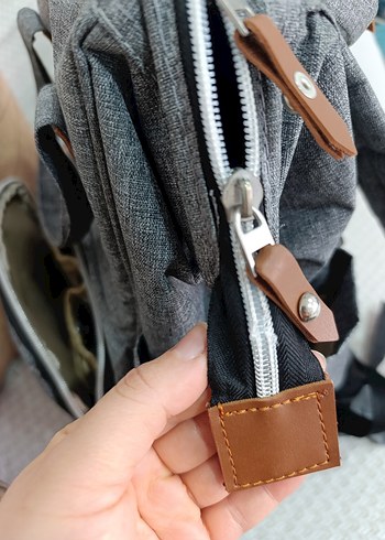 Gri Baskılı Bebek Çantası - Görsel 7