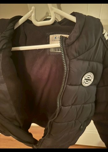 Erkek Çocuk Siyah Fermuarlı Streetwear Mont - Görsel 3