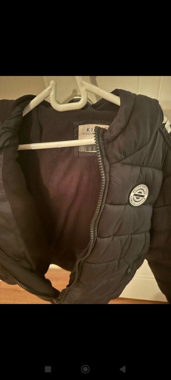 Erkek Çocuk Siyah Fermuarlı Streetwear Mont - Görsel 3