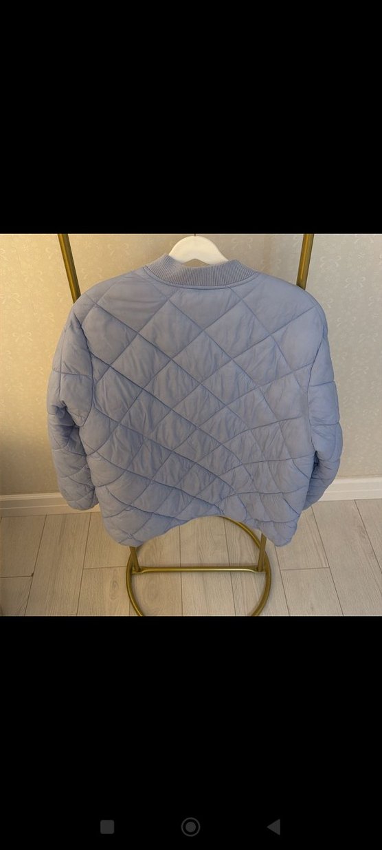 Gri Mini Düğmeli Kadın Ceket - Görsel 4