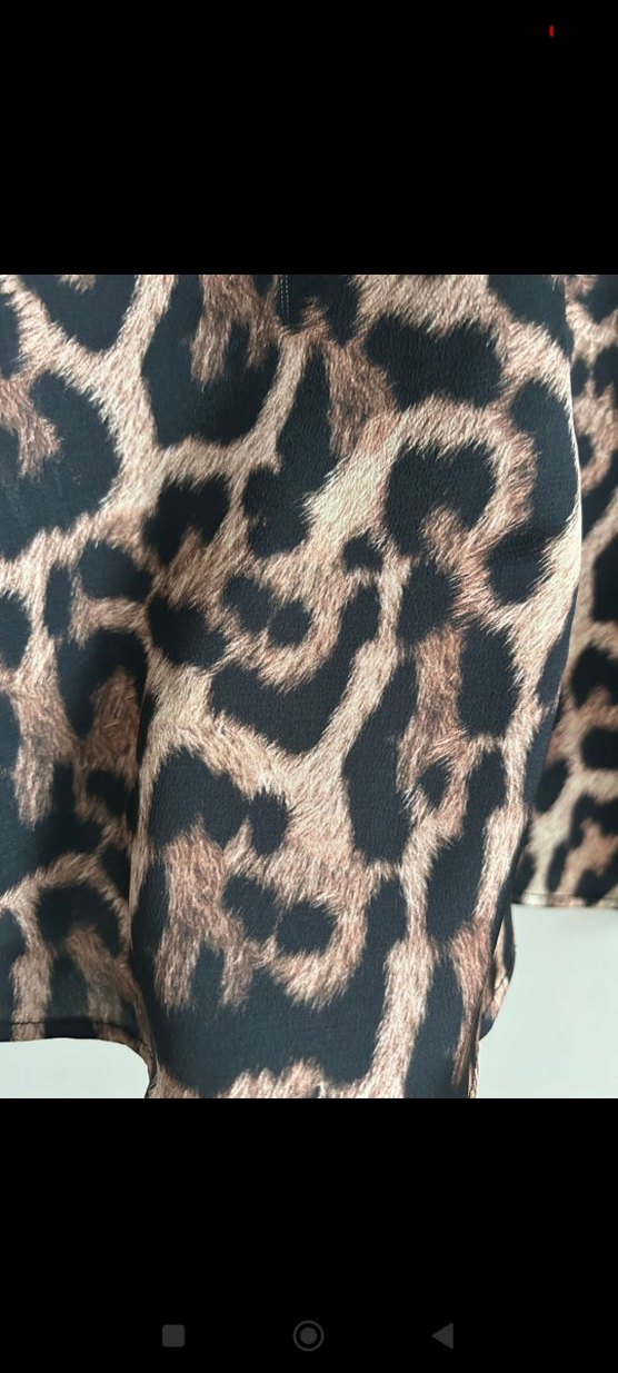 Leopar Desenli Kadın Uzun Kollu Gömlek - Görsel 4