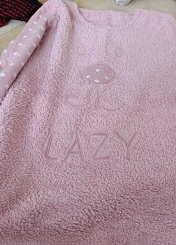 l Beden pembe Renk Pijama takımı