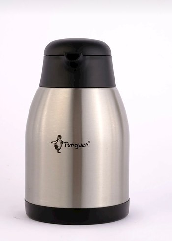 Penguen Gri Çelik Çay Termosu - Görsel 3
