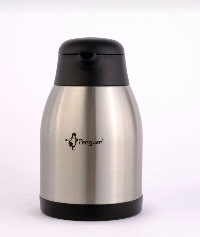Penguen Gri Çelik Çay Termosu - Görsel 3