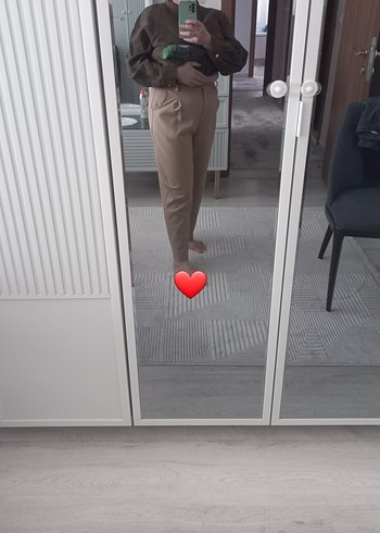 42 Beden Ghisa Camel rengi pantolon