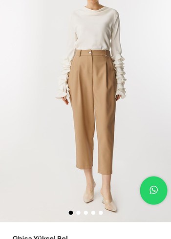 Ghisa Camel rengi pantolon