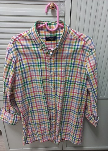 Erkek Renkli Uzun Kollu Gömlek - Görsel 2