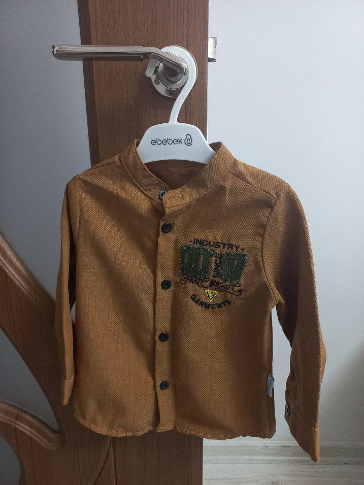 Erkek Bebek Gömlek Süveter takım - Görsel 3