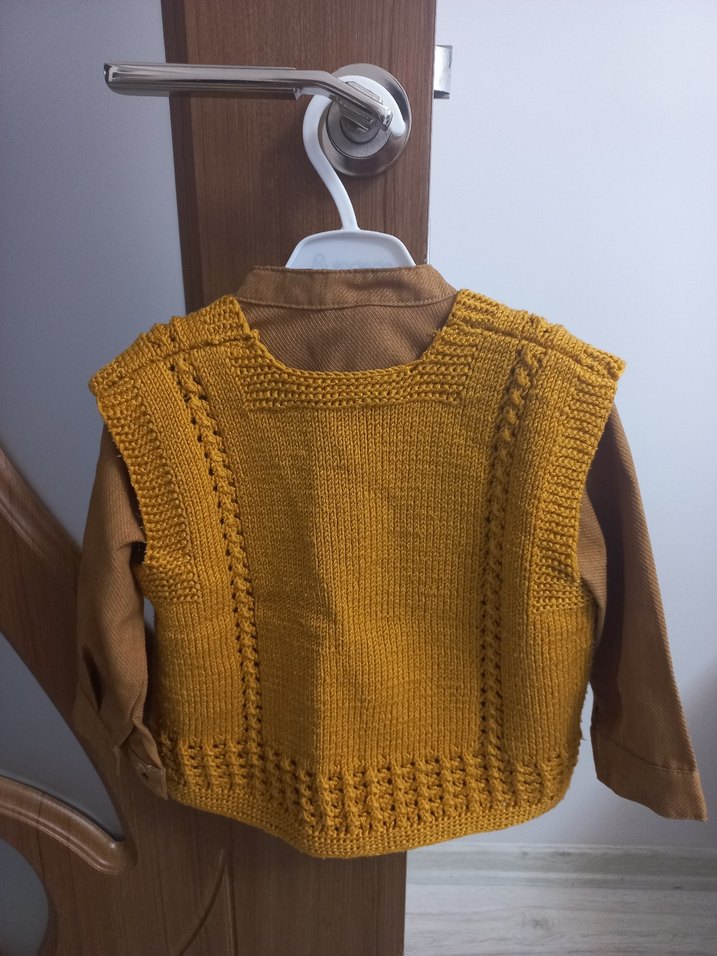 Erkek Bebek Gömlek Süveter takım - Görsel 2