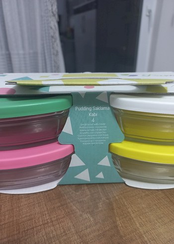 Pastel Renkli Cam Gıda Saklama Kabı Seti - Görsel 2