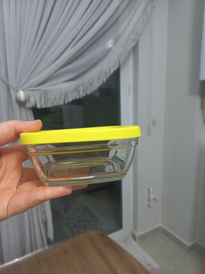 Pastel Renkli Cam Gıda Saklama Kabı Seti - Görsel 4