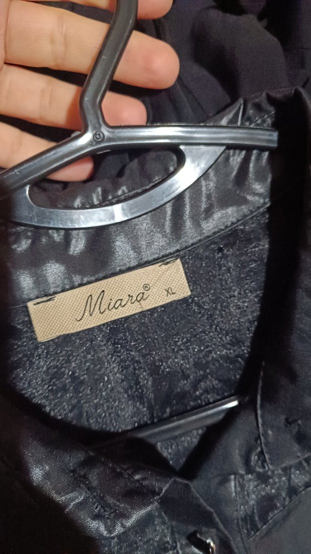 Düğmeli Siyah Gotik Kadın Gömlek - Görsel 4