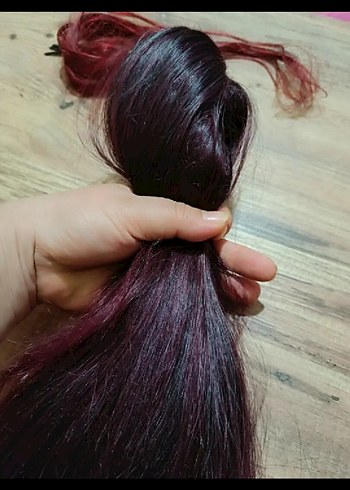 Bordo Saten Kadın Saç Aksesuarı - Görsel 6