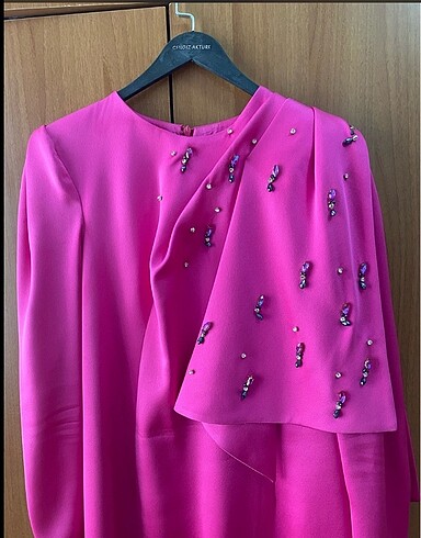 40 Beden pembe Renk CENGİZ AKTÜRK TASARIM ABİYE -10.000TL
