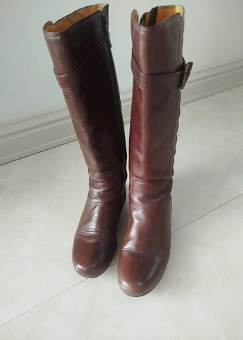 Hakiki Deri Kadın Çizme - Görsel 3