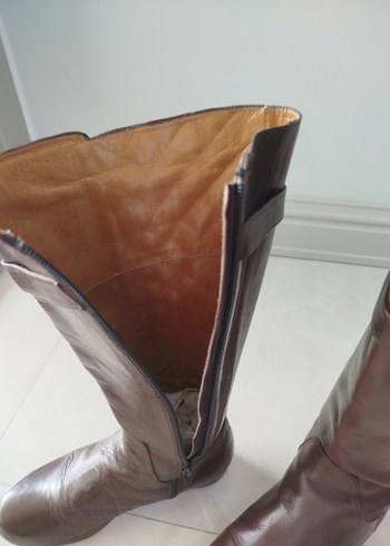 Hakiki Deri Kadın Çizme - Görsel 4