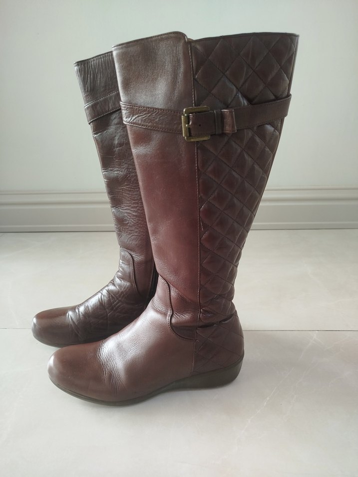 Hakiki Deri Kadın Çizme - Görsel 2