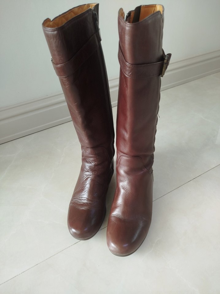 Hakiki Deri Kadın Çizme - Görsel 3