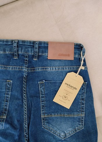 MacKenzie Lastikli Bel Erkek Jean Pantolon - Görsel 7