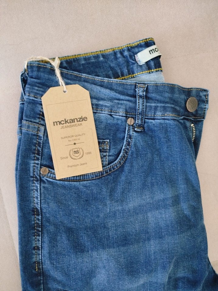 MacKenzie Lastikli Bel Erkek Jean Pantolon - Görsel 3