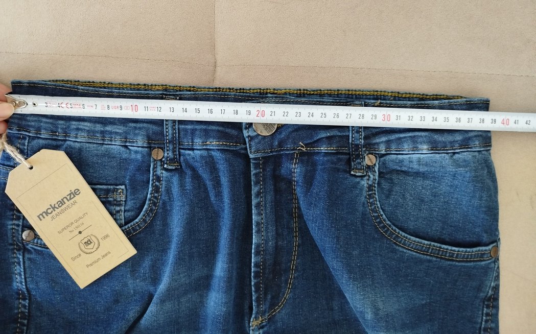 MacKenzie Lastikli Bel Erkek Jean Pantolon - Görsel 5