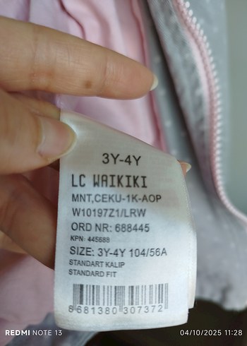 LC Waikiki Kız Çocuk Kapüşonlu mont - Görsel 4