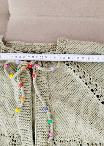 El Örgüsü Bohem Kadın Hırkası - Görsel 4