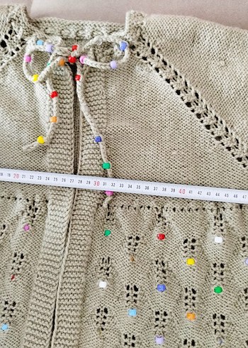 El Örgüsü Bohem Kadın Hırkası - Görsel 5