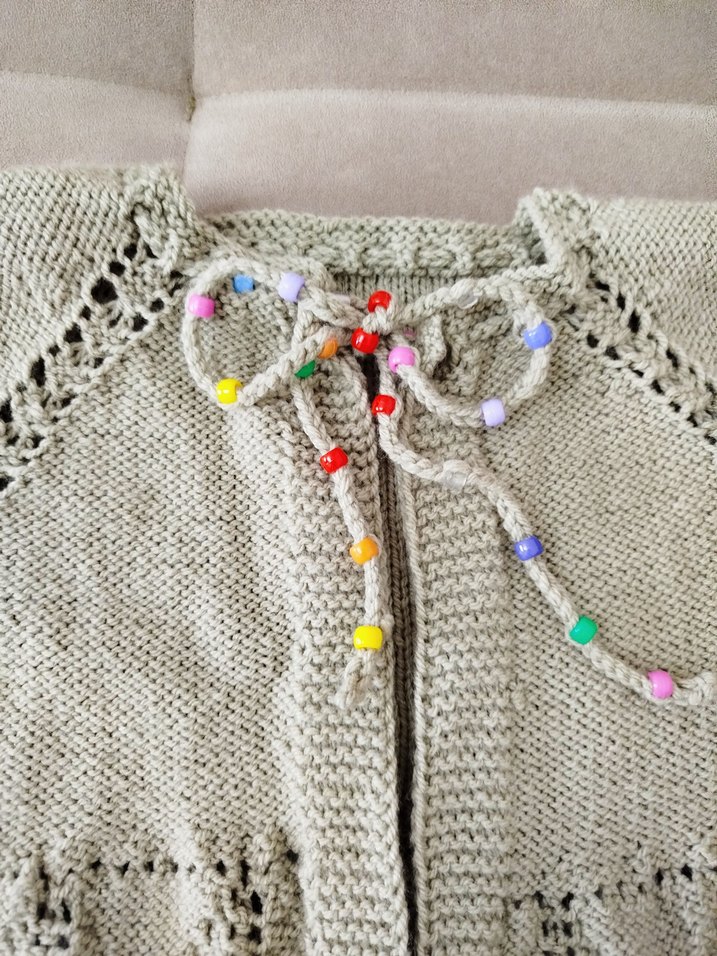 El Örgüsü Bohem Kadın Hırkası - Görsel 2