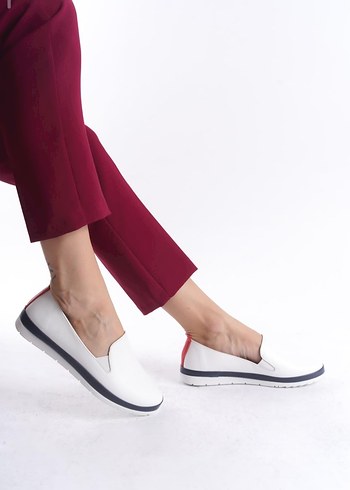 THOMAS MUNZ Hakiki deri kadın babet ayakkabi - Görsel 6