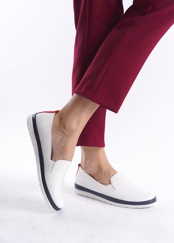 THOMAS MUNZ Hakiki deri kadın babet ayakkabi - Görsel 7