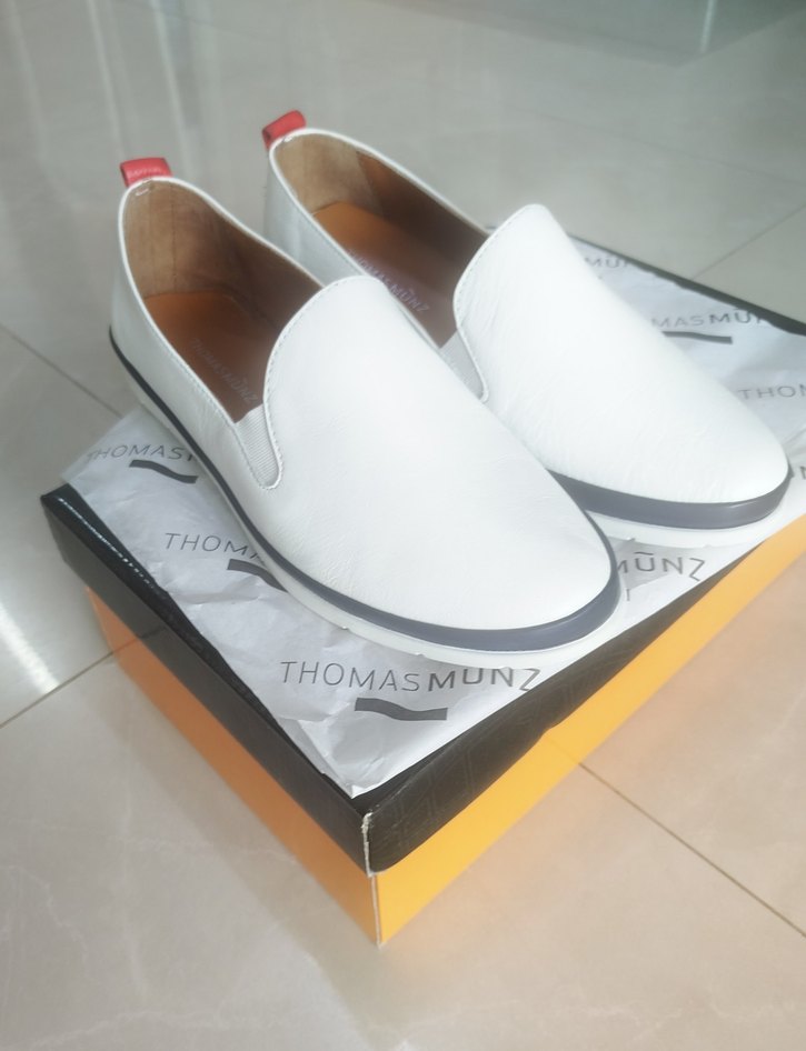 THOMAS MUNZ Hakiki deri kadın babet ayakkabi - Görsel 3