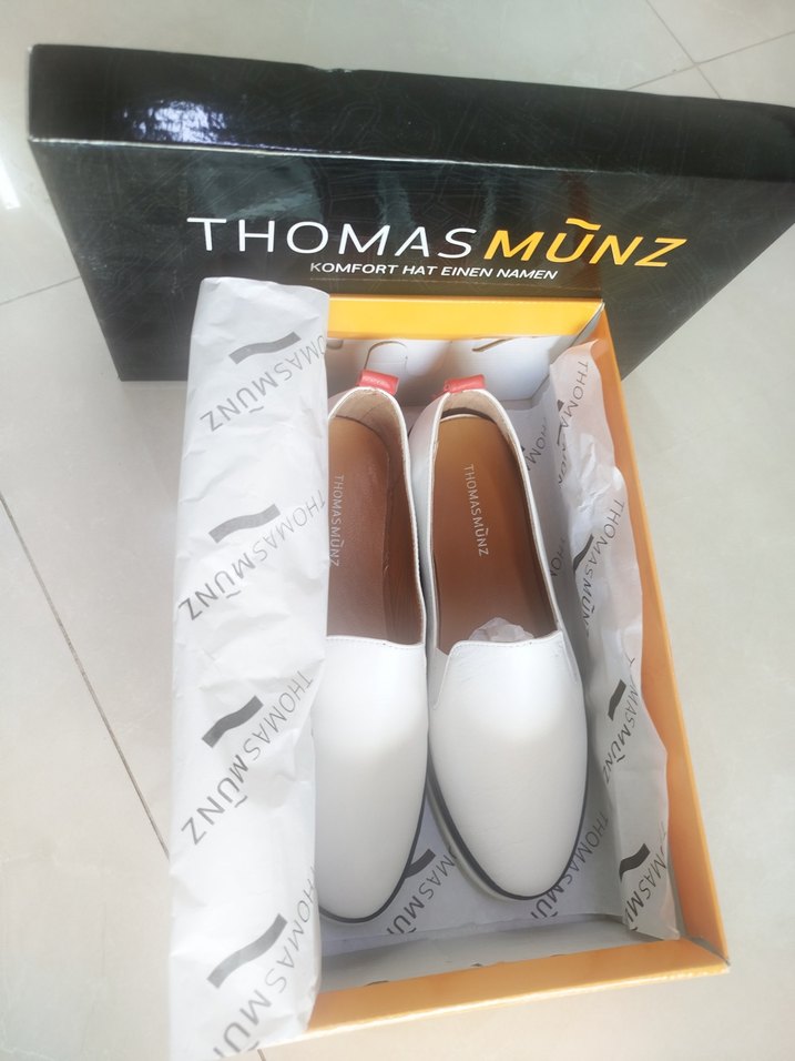 THOMAS MUNZ Hakiki deri kadın babet ayakkabi - Görsel 5