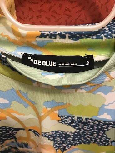 Zara Be blue desenli body