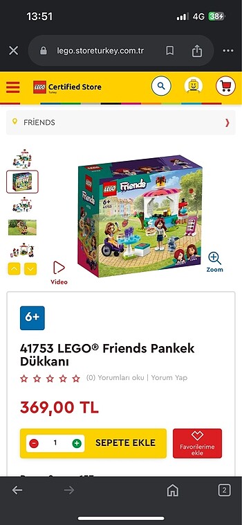  lego pankek dükkanı