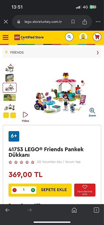  Beden lego pankek dükkanı