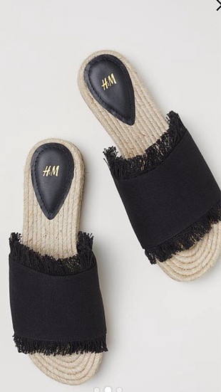 diğer Beden siyah Renk H&M espadril terlik 